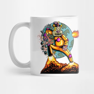 parody robot calvin and hobbes mecca cyborg Mug